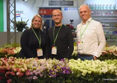 At Egmond Lisianthus Youngplants the stand was manned by Jacqueline van Egmond, Albrecht van Egmond and Theo de Graaf. She put their new large-flowered variety Alissa in the spotlight at this show.